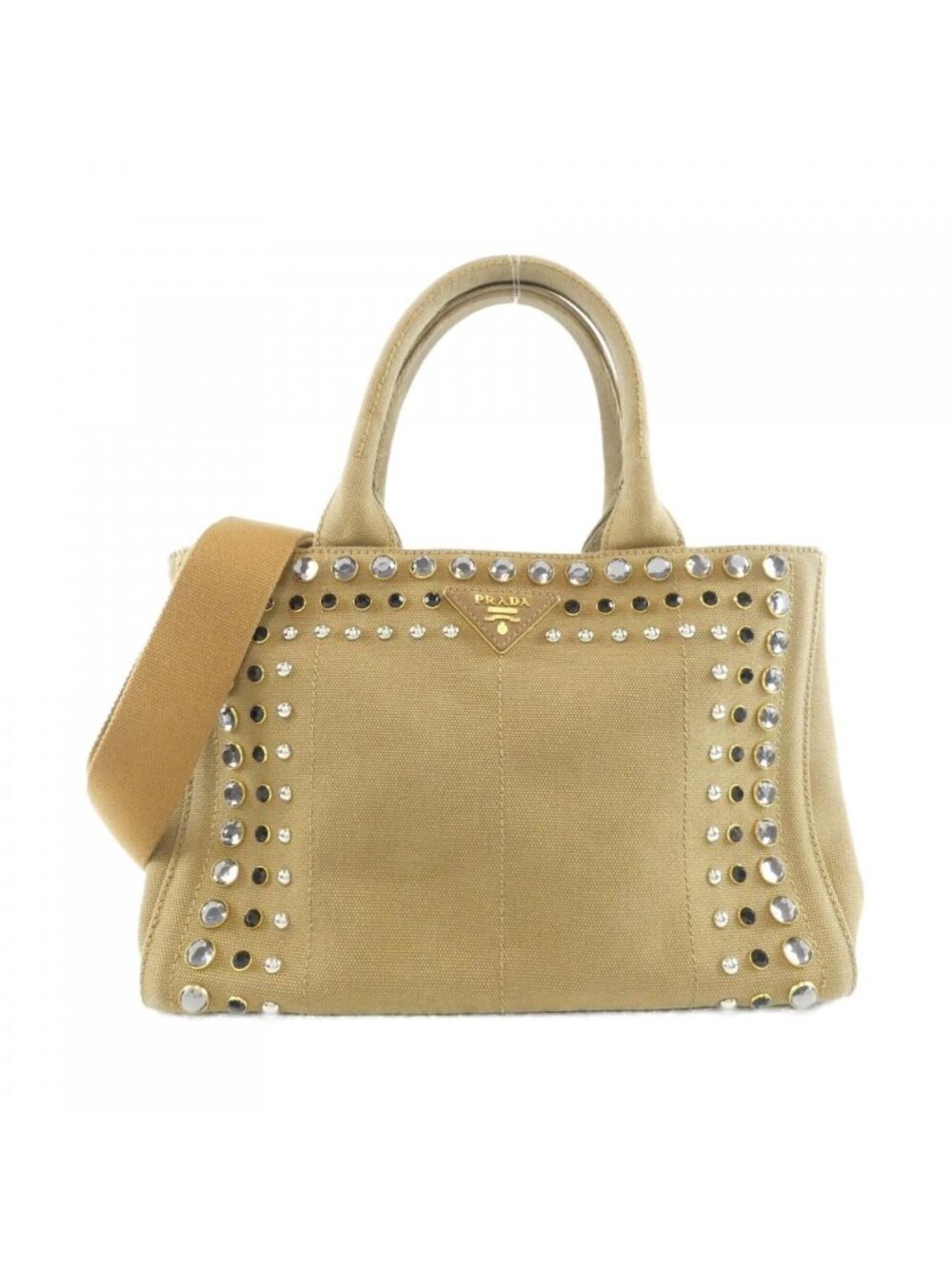 Prada Bag Handbag Gold
